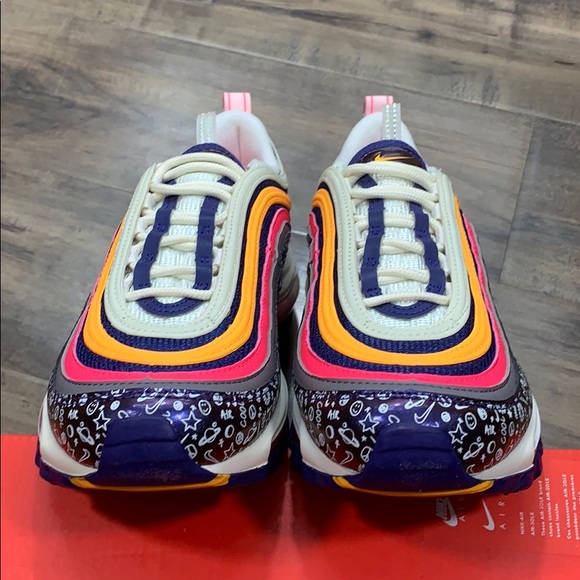 NIKE AIR MAX 97 GS regency purple/laser orange - Picture 6 of 16